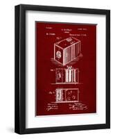 PP126- Burgundy Eastman Kodak Camera Patent Poster-Cole Borders-Framed Premium Giclee Print