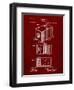 PP126- Burgundy Eastman Kodak Camera Patent Poster-Cole Borders-Framed Premium Giclee Print