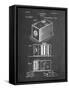 PP126- Chalkboard Eastman Kodak Camera Patent Poster-Cole Borders-Framed Stretched Canvas