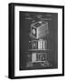 PP126- Chalkboard Eastman Kodak Camera Patent Poster-Cole Borders-Framed Giclee Print