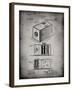 PP126- Faded Grey Eastman Kodak Camera Patent Poster-Cole Borders-Framed Giclee Print