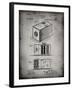 PP126- Faded Grey Eastman Kodak Camera Patent Poster-Cole Borders-Framed Giclee Print