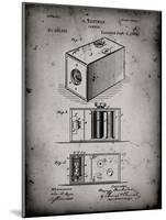 PP126- Faded Grey Eastman Kodak Camera Patent Poster-Cole Borders-Mounted Giclee Print