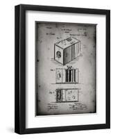 PP126- Faded Grey Eastman Kodak Camera Patent Poster-Cole Borders-Framed Premium Giclee Print