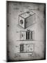 PP126- Faded Grey Eastman Kodak Camera Patent Poster-Cole Borders-Mounted Premium Giclee Print