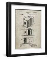 PP126- Sandstone Eastman Kodak Camera Patent Poster-Cole Borders-Framed Premium Giclee Print