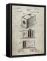 PP126- Sandstone Eastman Kodak Camera Patent Poster-Cole Borders-Framed Stretched Canvas