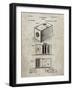 PP126- Sandstone Eastman Kodak Camera Patent Poster-Cole Borders-Framed Giclee Print