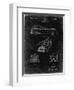 PP128- Black Grunge Firetruck 1939 Patent Poster-Cole Borders-Framed Premium Giclee Print