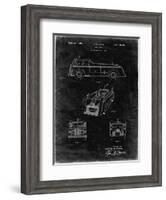 PP128- Black Grunge Firetruck 1939 Patent Poster-Cole Borders-Framed Giclee Print