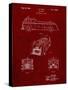 PP128- Burgundy Firetruck 1939 Patent Poster-Cole Borders-Stretched Canvas