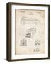 PP128- Vintage Parchment Firetruck 1939 Patent Poster-Cole Borders-Framed Giclee Print