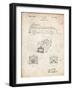 PP128- Vintage Parchment Firetruck 1939 Patent Poster-Cole Borders-Framed Giclee Print