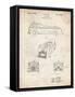 PP128- Vintage Parchment Firetruck 1939 Patent Poster-Cole Borders-Framed Stretched Canvas