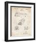 PP128- Vintage Parchment Firetruck 1939 Patent Poster-Cole Borders-Framed Premium Giclee Print