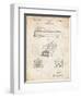 PP128- Vintage Parchment Firetruck 1939 Patent Poster-Cole Borders-Framed Premium Giclee Print