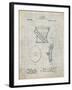 PP129- Antique Grid Parchment Siphoning Water Closet 1909 Patent Poster-Cole Borders-Framed Giclee Print