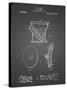 PP129- Black Grid Siphoning Water Closet 1909 Patent Poster-Cole Borders-Stretched Canvas