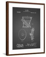 PP129- Black Grid Siphoning Water Closet 1909 Patent Poster-Cole Borders-Framed Giclee Print