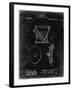 PP129- Black Grunge Siphoning Water Closet 1909 Patent Poster-Cole Borders-Framed Giclee Print