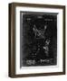 PP129- Black Grunge Siphoning Water Closet 1909 Patent Poster-Cole Borders-Framed Giclee Print