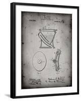 PP129- Faded Grey Siphoning Water Closet 1909 Patent Poster-Cole Borders-Framed Giclee Print