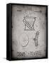 PP129- Faded Grey Siphoning Water Closet 1909 Patent Poster-Cole Borders-Framed Stretched Canvas