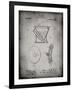 PP129- Faded Grey Siphoning Water Closet 1909 Patent Poster-Cole Borders-Framed Giclee Print