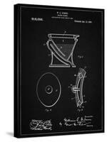 PP129- Vintage Black Siphoning Water Closet 1909 Patent Poster-Cole Borders-Stretched Canvas