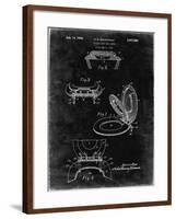 PP130- Black Grunge Toilet Seat Poster-Cole Borders-Framed Giclee Print