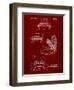 PP130- Burgundy Toilet Seat Poster-Cole Borders-Framed Giclee Print