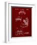 PP130- Burgundy Toilet Seat Poster-Cole Borders-Framed Giclee Print