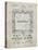 PP131- Antique Grid Parchment Monopoly Patent Poster-Cole Borders-Stretched Canvas