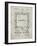 PP131- Antique Grid Parchment Monopoly Patent Poster-Cole Borders-Framed Giclee Print