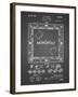 PP131- Black Grid Monopoly Patent Poster-Cole Borders-Framed Giclee Print