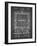 PP131- Black Grid Monopoly Patent Poster-Cole Borders-Framed Giclee Print