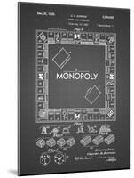 PP131- Black Grid Monopoly Patent Poster-Cole Borders-Mounted Giclee Print