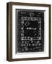 PP131- Black Grunge Monopoly Patent Poster-Cole Borders-Framed Premium Giclee Print