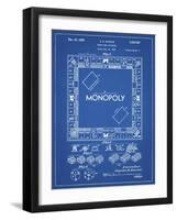 PP131- Blueprint Monopoly Patent Poster-Cole Borders-Framed Giclee Print