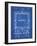 PP131- Blueprint Monopoly Patent Poster-Cole Borders-Framed Giclee Print