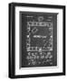 PP131- Chalkboard Monopoly Patent Poster-Cole Borders-Framed Premium Giclee Print