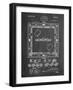 PP131- Chalkboard Monopoly Patent Poster-Cole Borders-Framed Premium Giclee Print