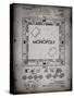 PP131- Faded Grey Monopoly Patent Poster-Cole Borders-Stretched Canvas