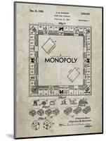 PP131- Sandstone Monopoly Patent Poster-Cole Borders-Mounted Giclee Print