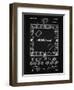 PP131- Vintage Black Monopoly Patent Poster-Cole Borders-Framed Giclee Print