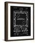 PP131- Vintage Black Monopoly Patent Poster-Cole Borders-Framed Giclee Print