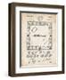 PP131- Vintage Parchment Monopoly Patent Poster-Cole Borders-Framed Giclee Print