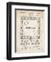 PP131- Vintage Parchment Monopoly Patent Poster-Cole Borders-Framed Giclee Print