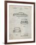 PP134- Antique Grid Parchment Buick Super 1949 Car Patent Poster-Cole Borders-Framed Giclee Print