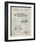 PP134- Antique Grid Parchment Buick Super 1949 Car Patent Poster-Cole Borders-Framed Giclee Print